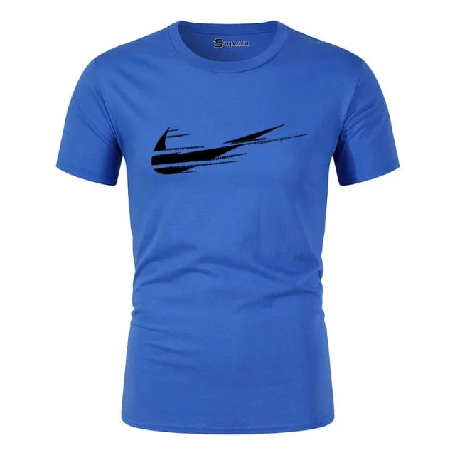 2021 Best Selling Men's and women's Sports Round Neck Short Sleeve T-shirt Top