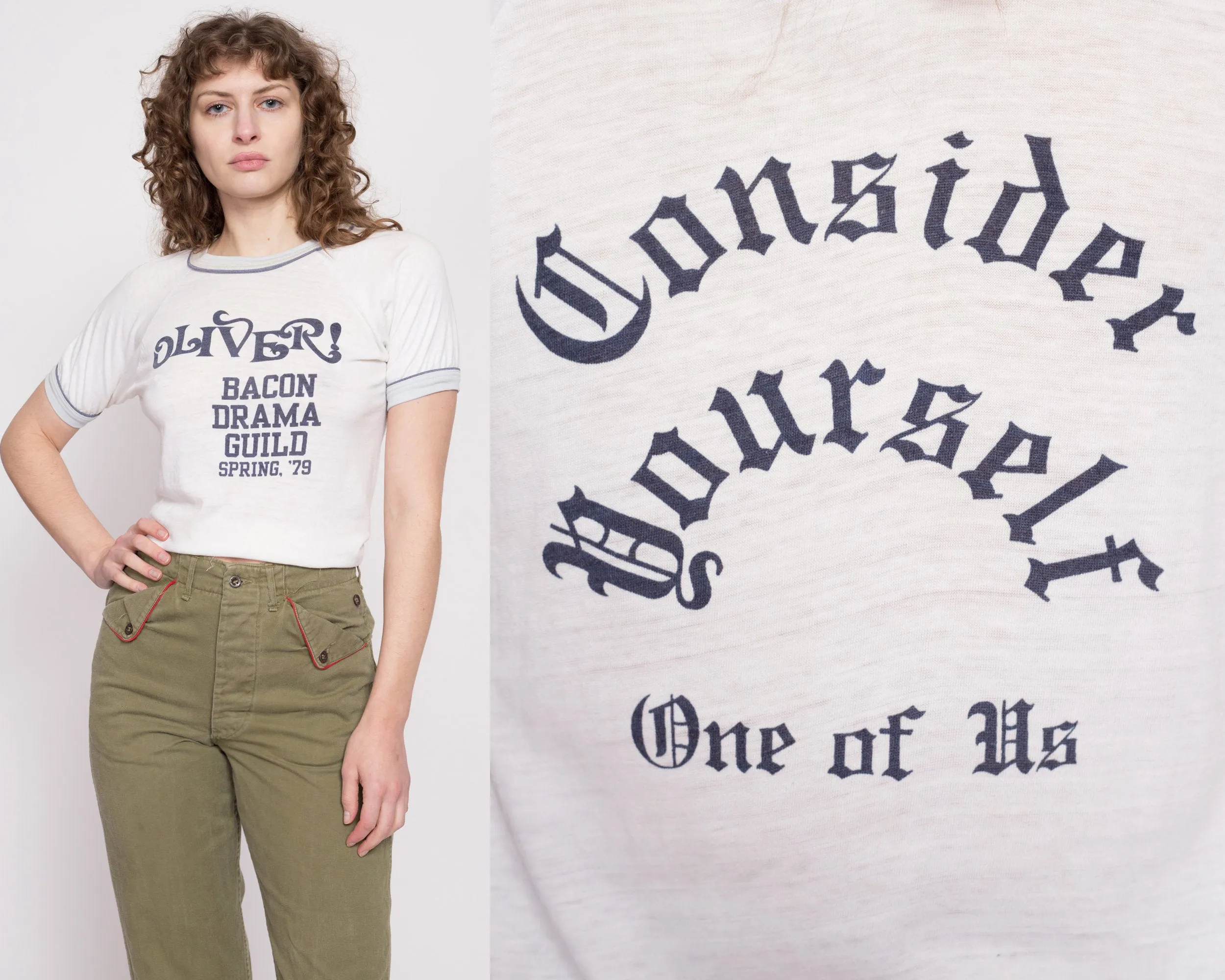 70s Oliver! "Consider Yourself One Of Us" T Shirt - Unisex Small