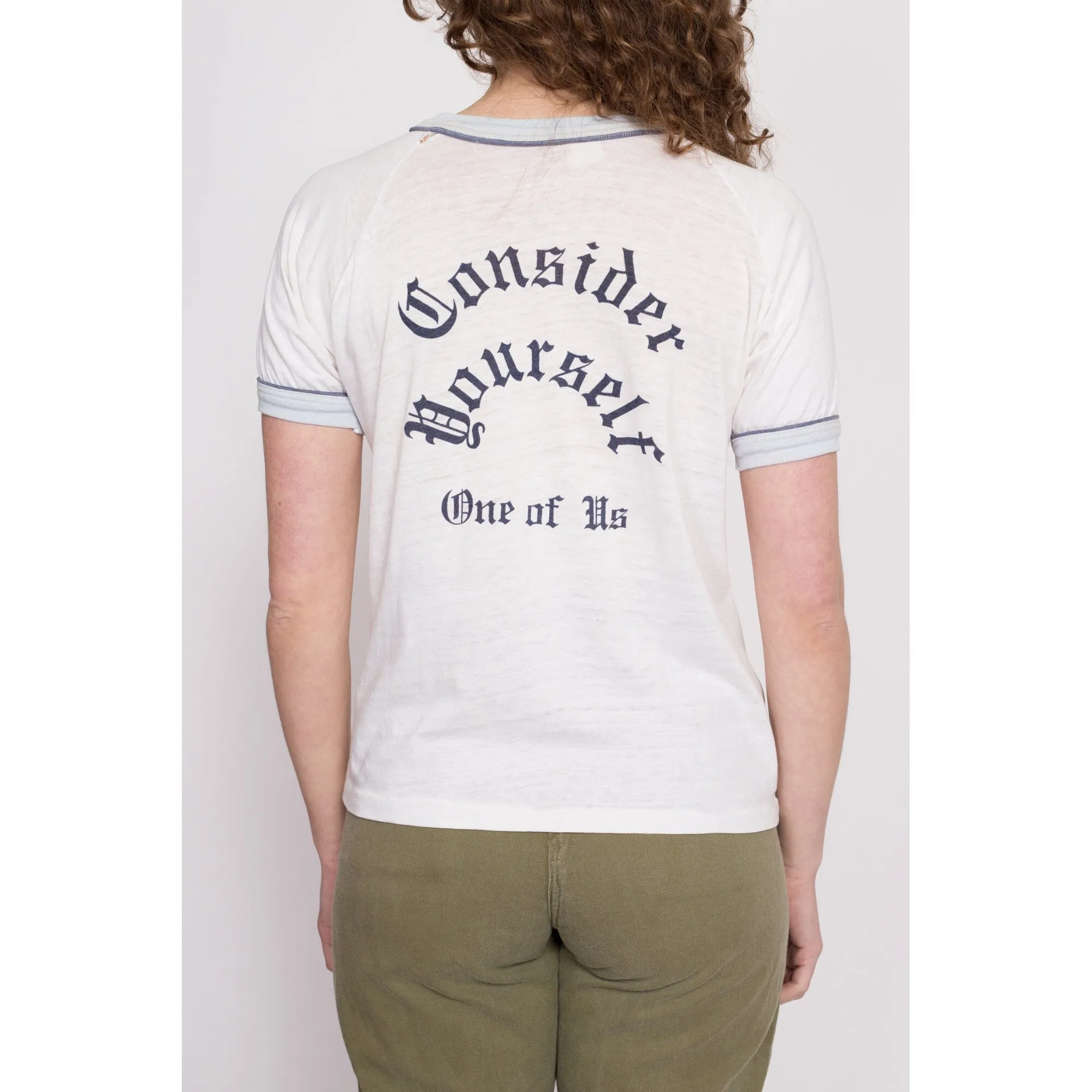 70s Oliver! "Consider Yourself One Of Us" T Shirt - Unisex Small