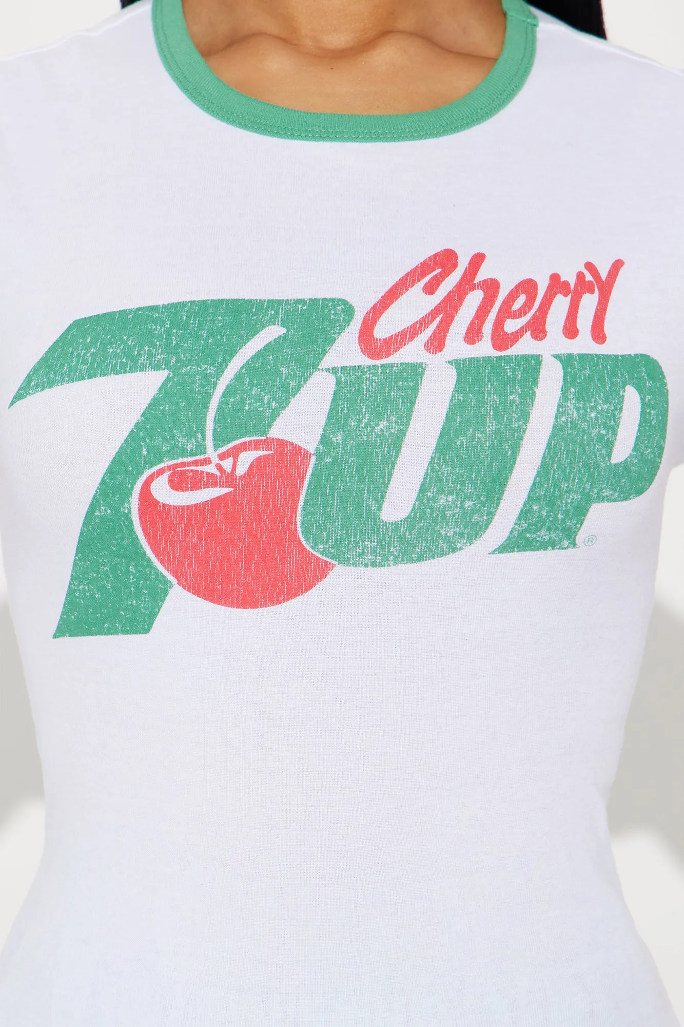 7UP Cherry Ringer Tee - White/combo