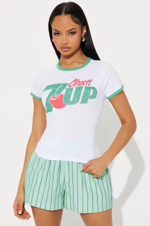 7UP Cherry Ringer Tee - White/combo