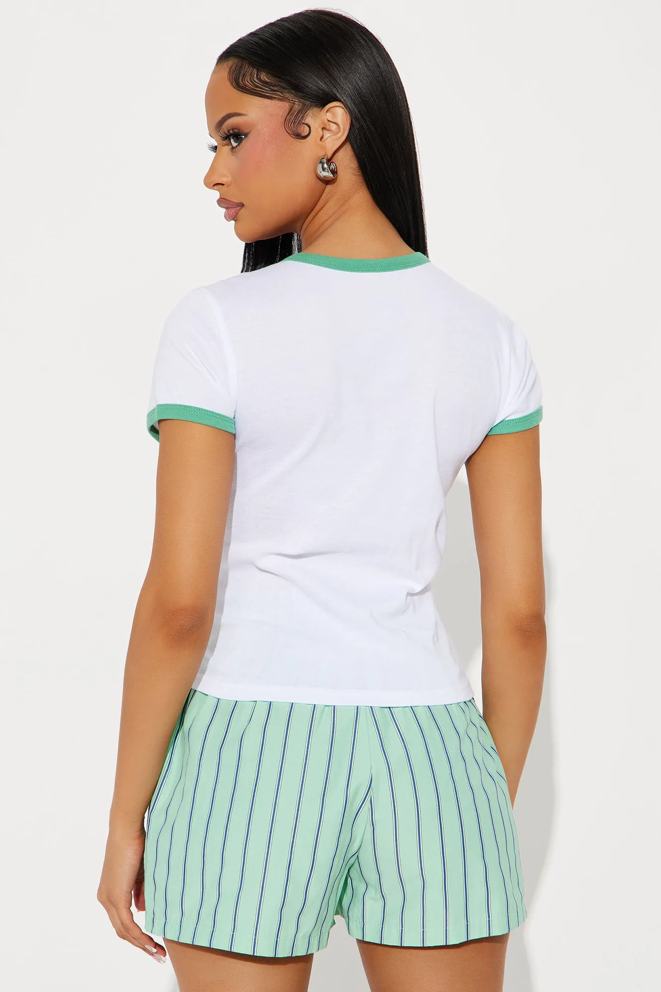 7UP Cherry Ringer Tee - White/combo