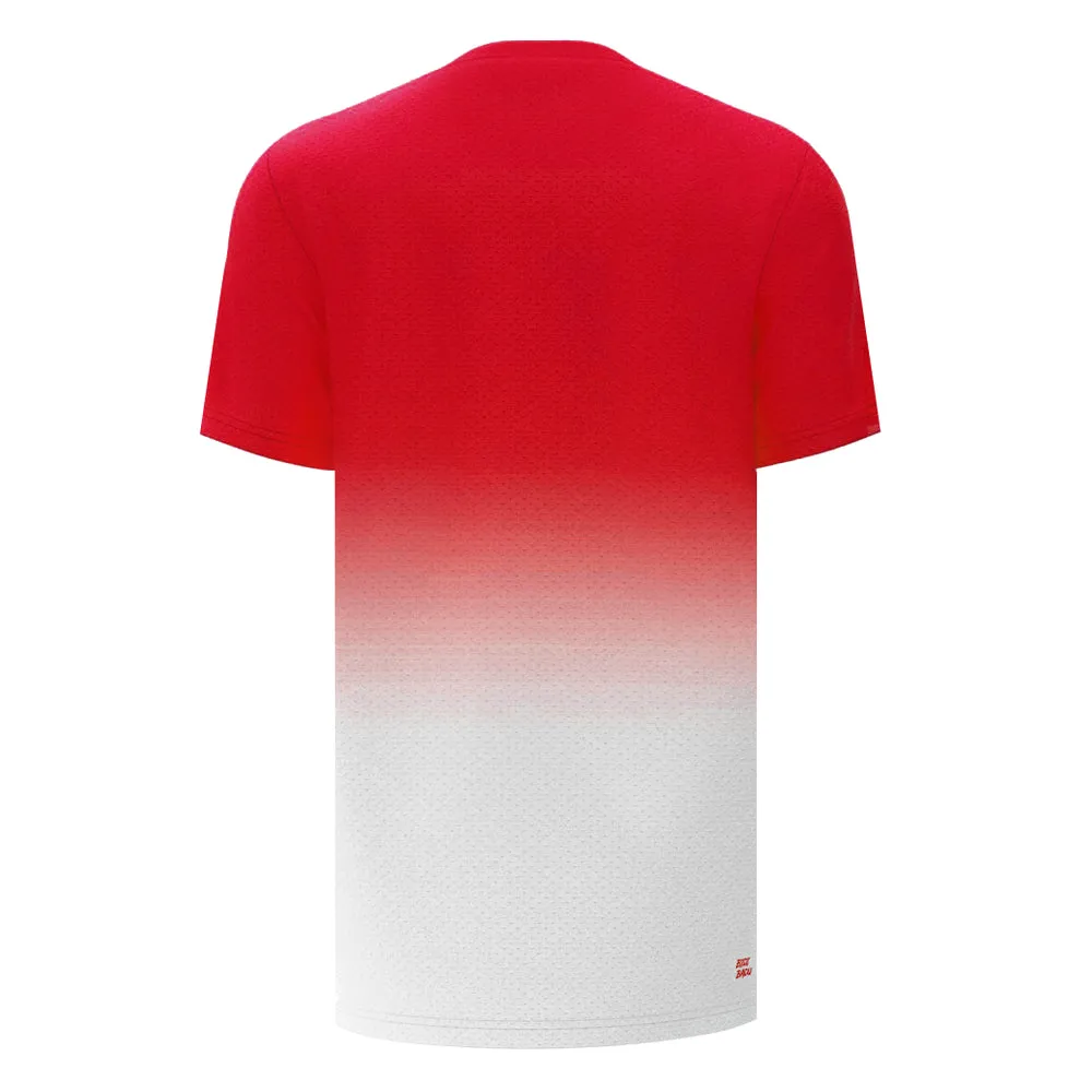 Bidi Badu Crew Gradiant Junior Tee (Boy's) - Red/White