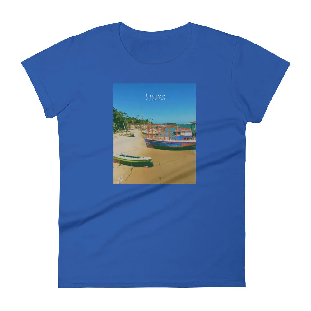 'Brazilian Bay' women's short-sleeved shirt