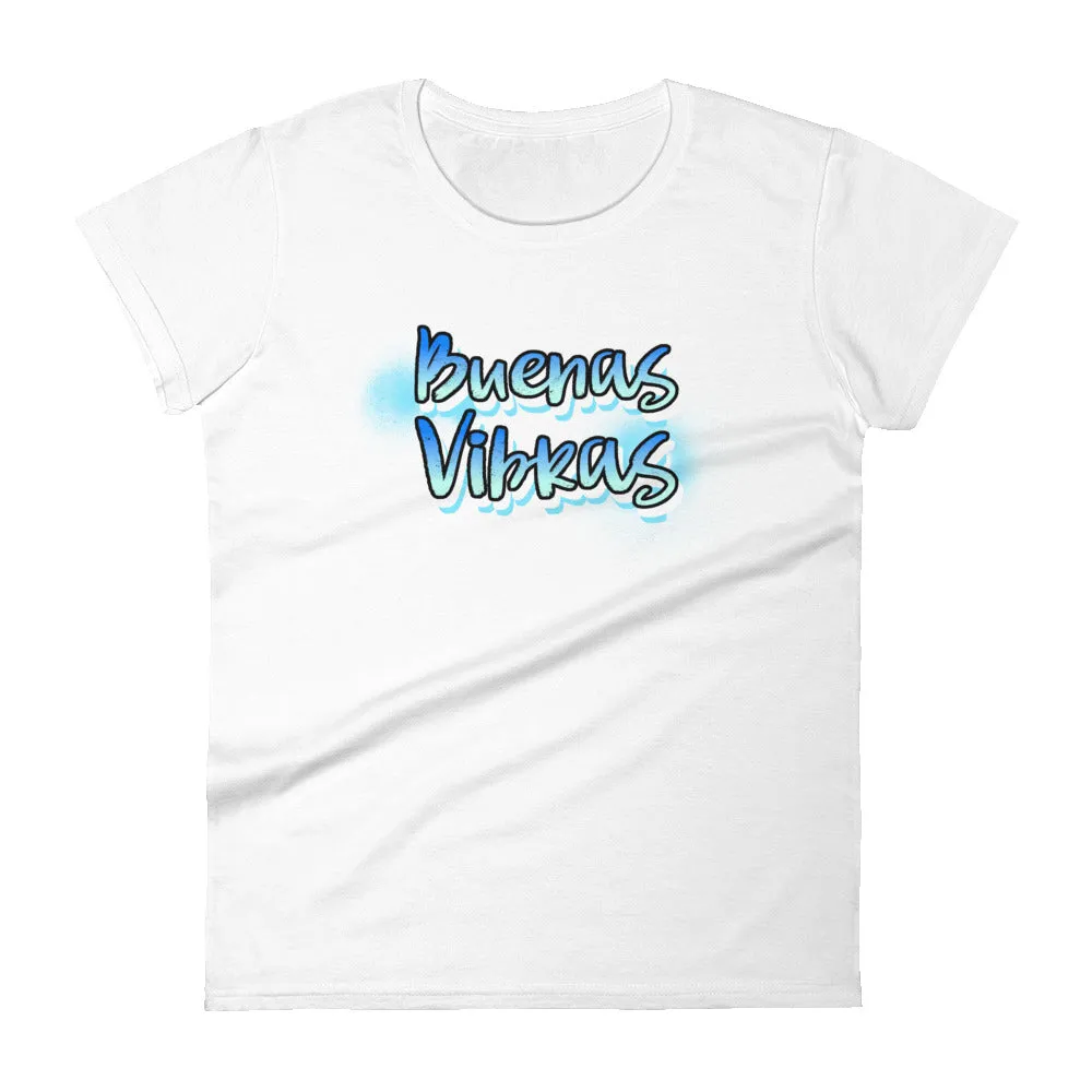 'Buenas Vibras' women's short-sleeved t-shirt