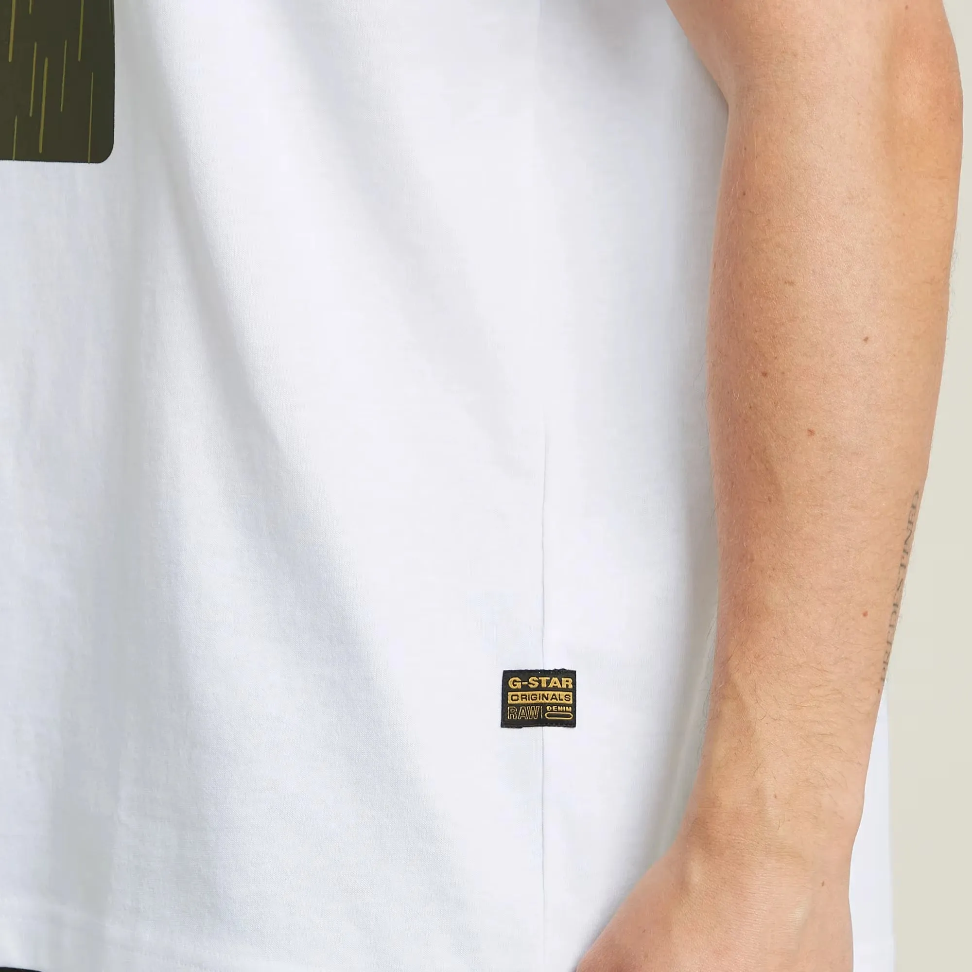 Burger Box Rain Loose T-Shirt (White) - D26478-C336-110