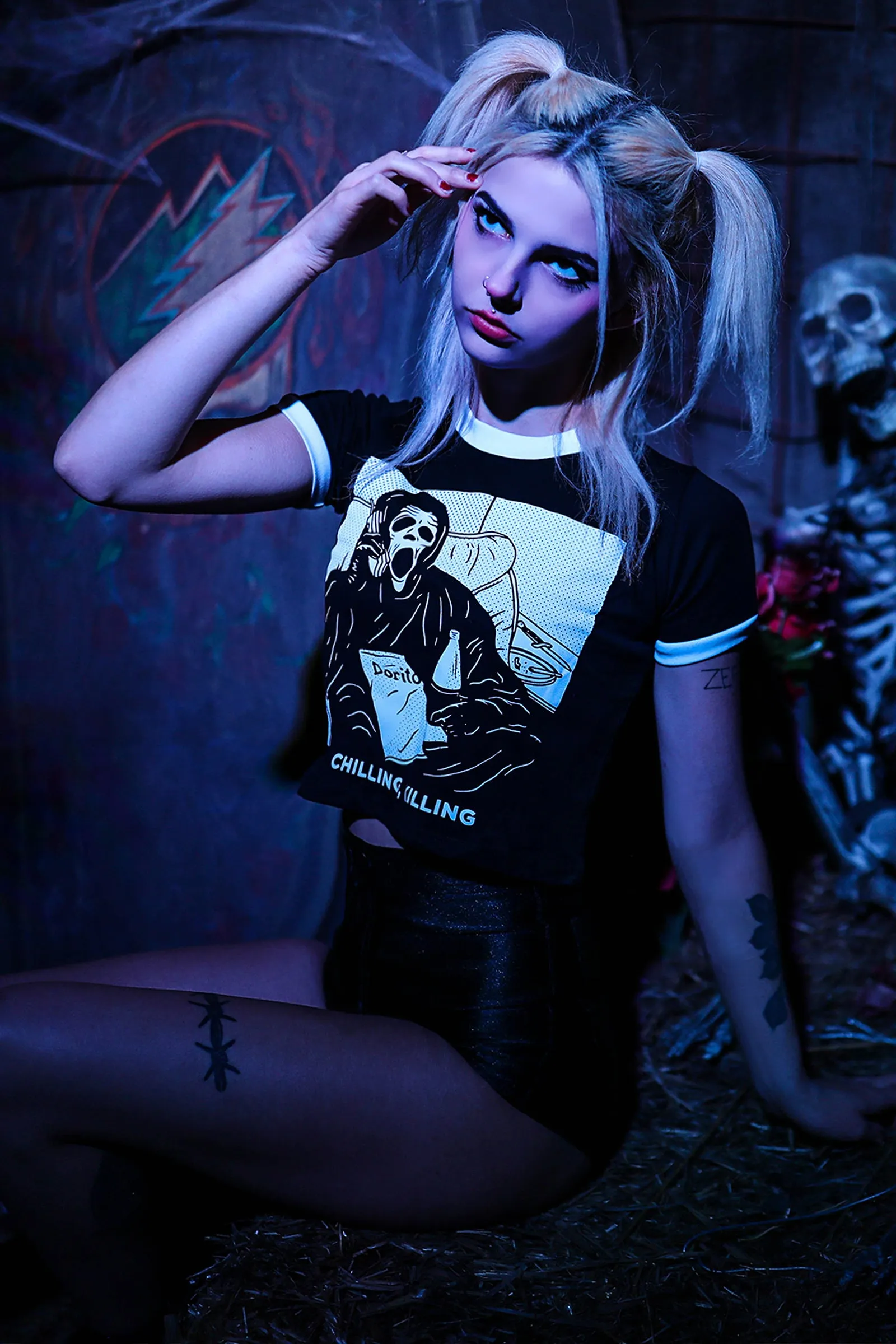 Chilling Killing Ringer Tee
