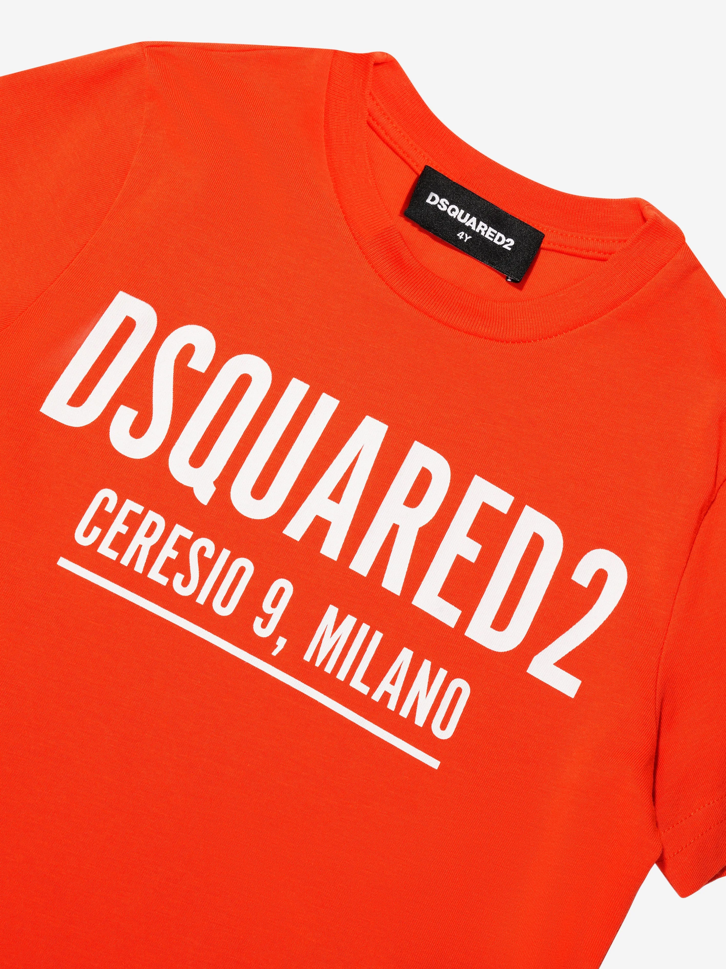 Dsquared2 Kids Relax T-Shirt In Orange