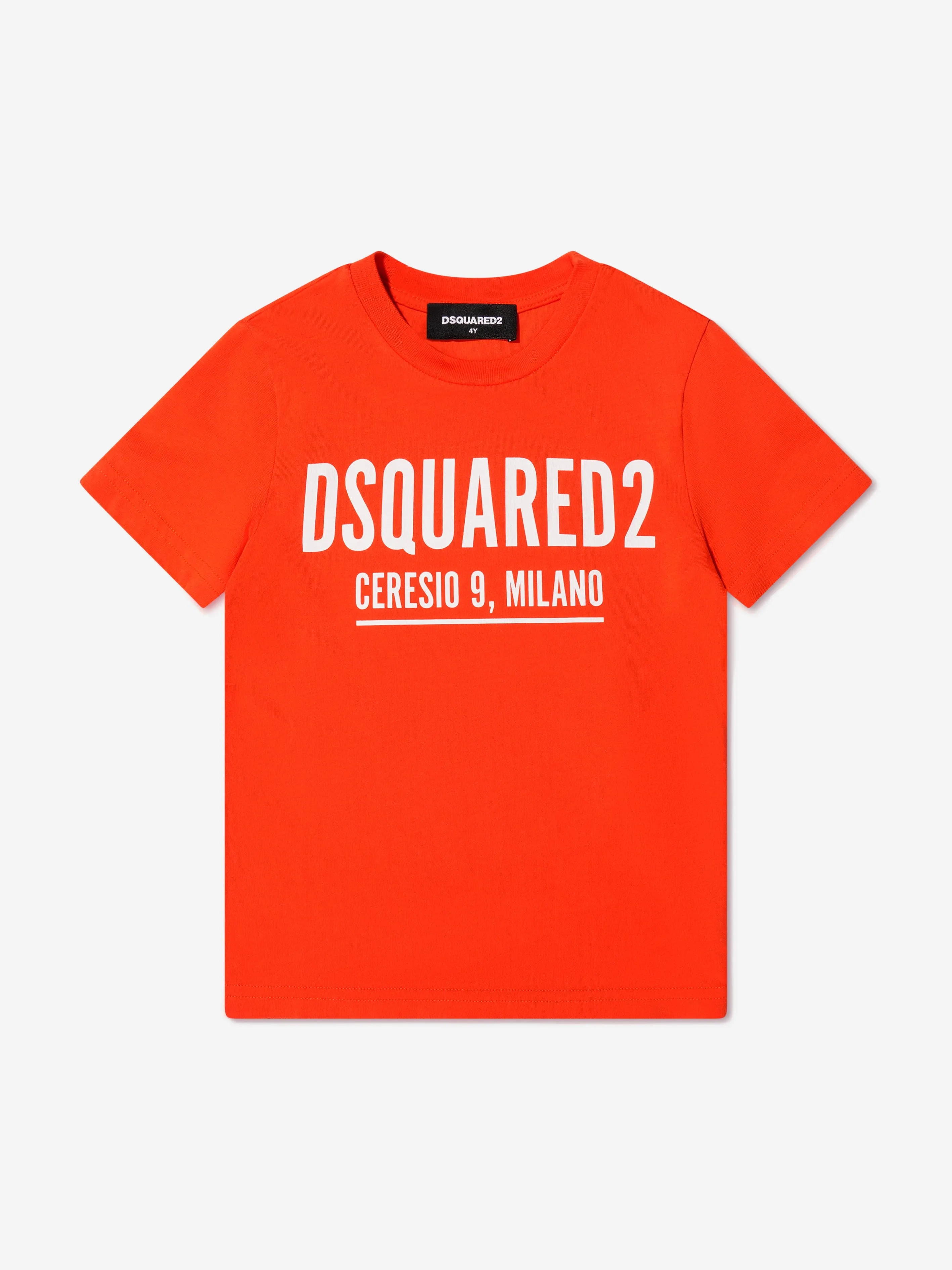 Dsquared2 Kids Relax T-Shirt In Orange