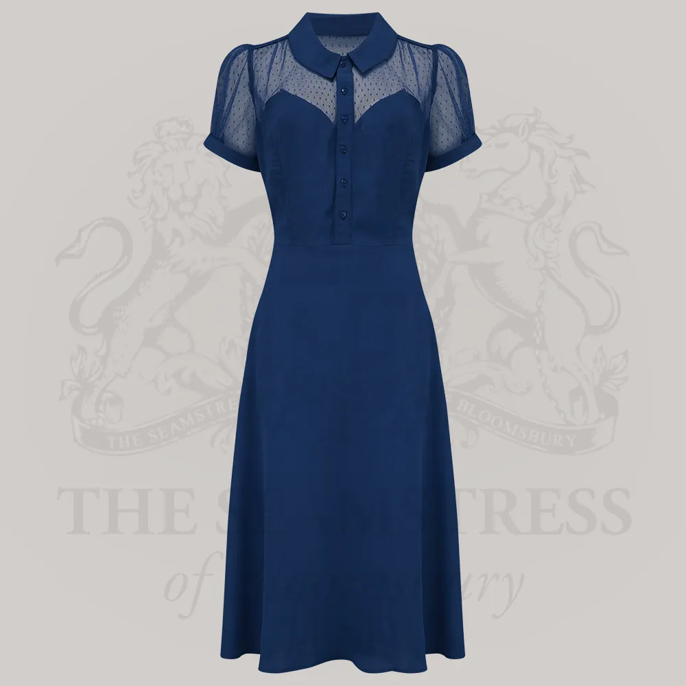 Florance Dress in French Navy