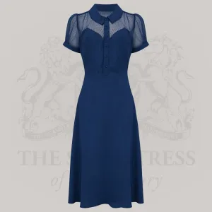 Florance Dress in French Navy