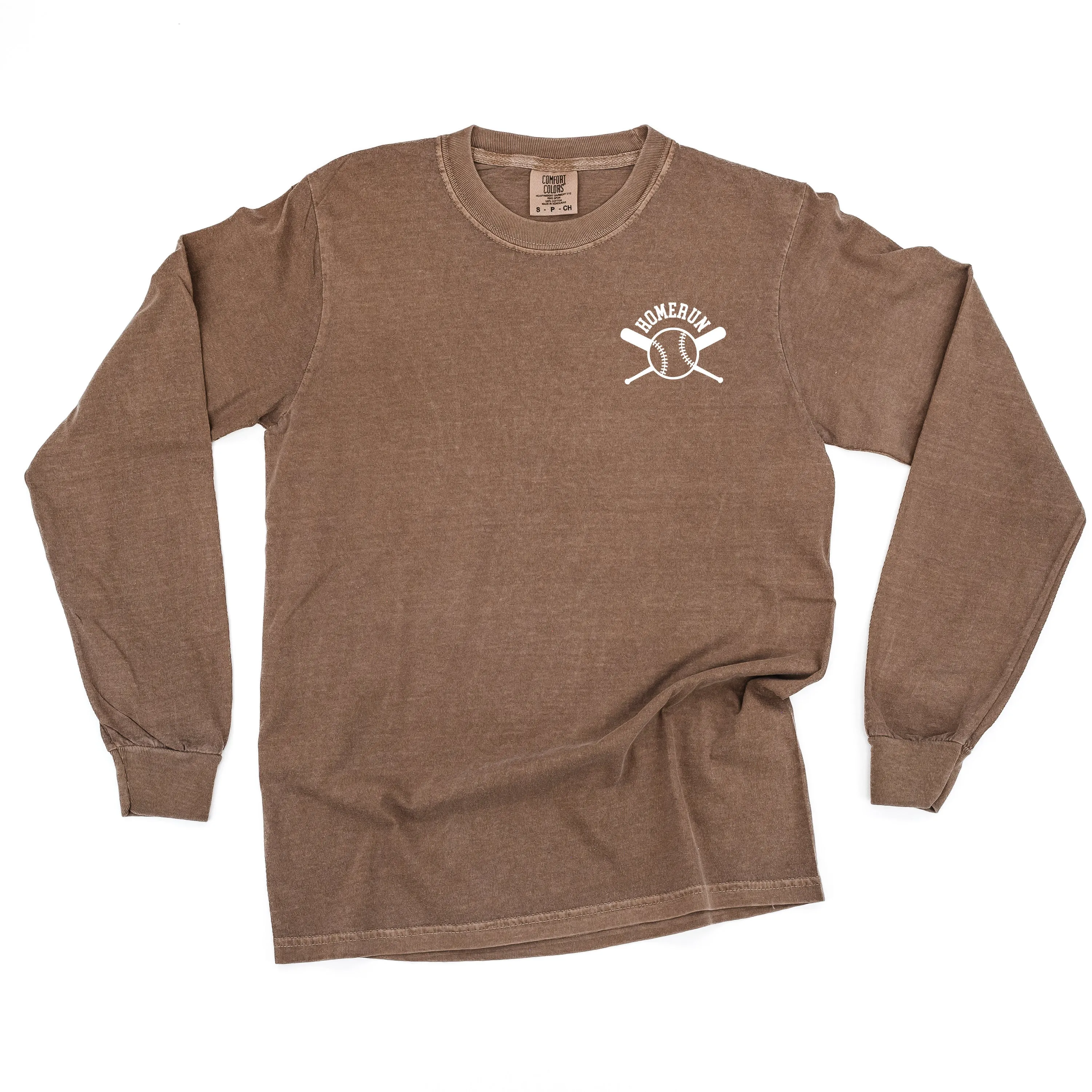 Homerun - Pocket Design - LONG SLEEVE COMFORT COLORS TEE