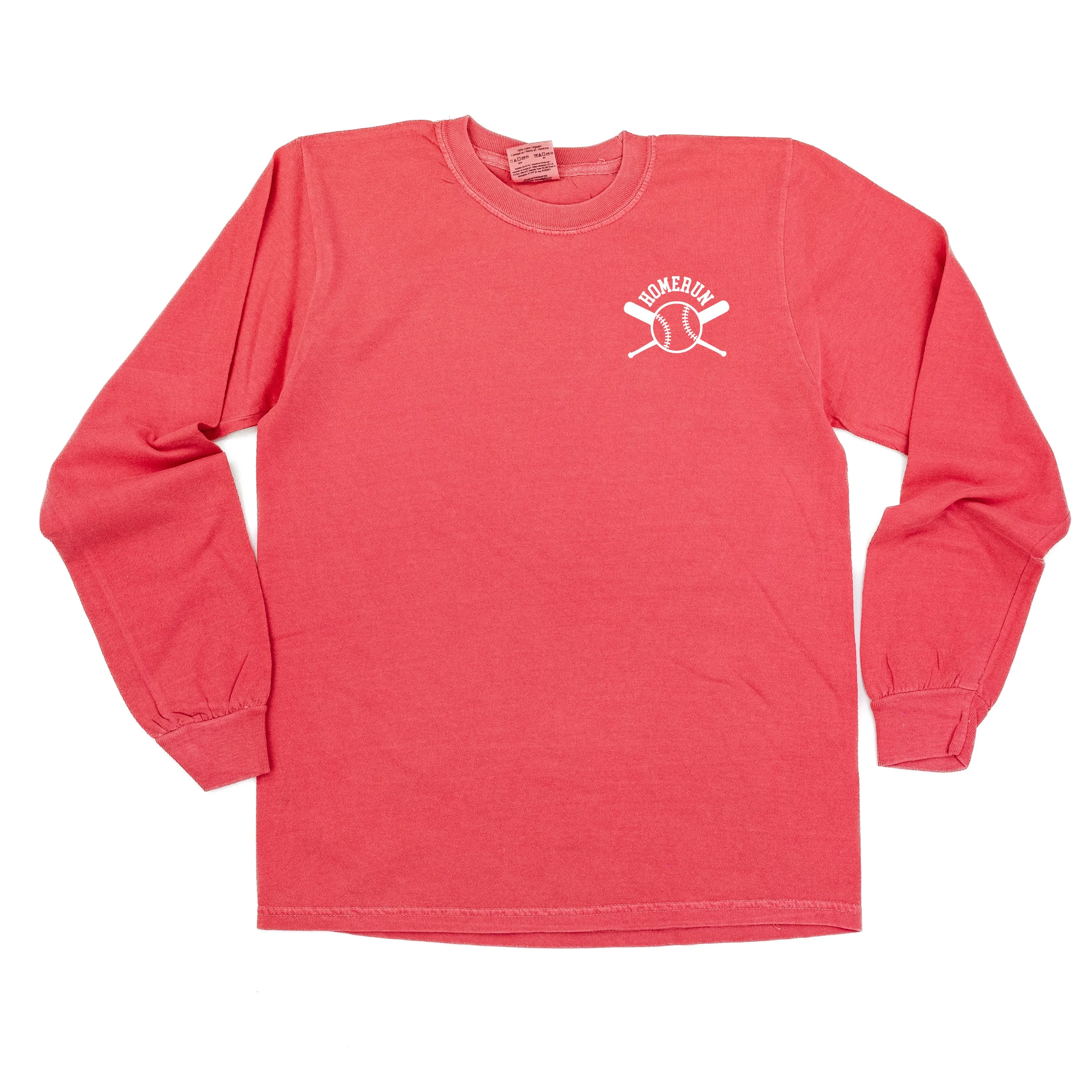 Homerun - Pocket Design - LONG SLEEVE COMFORT COLORS TEE
