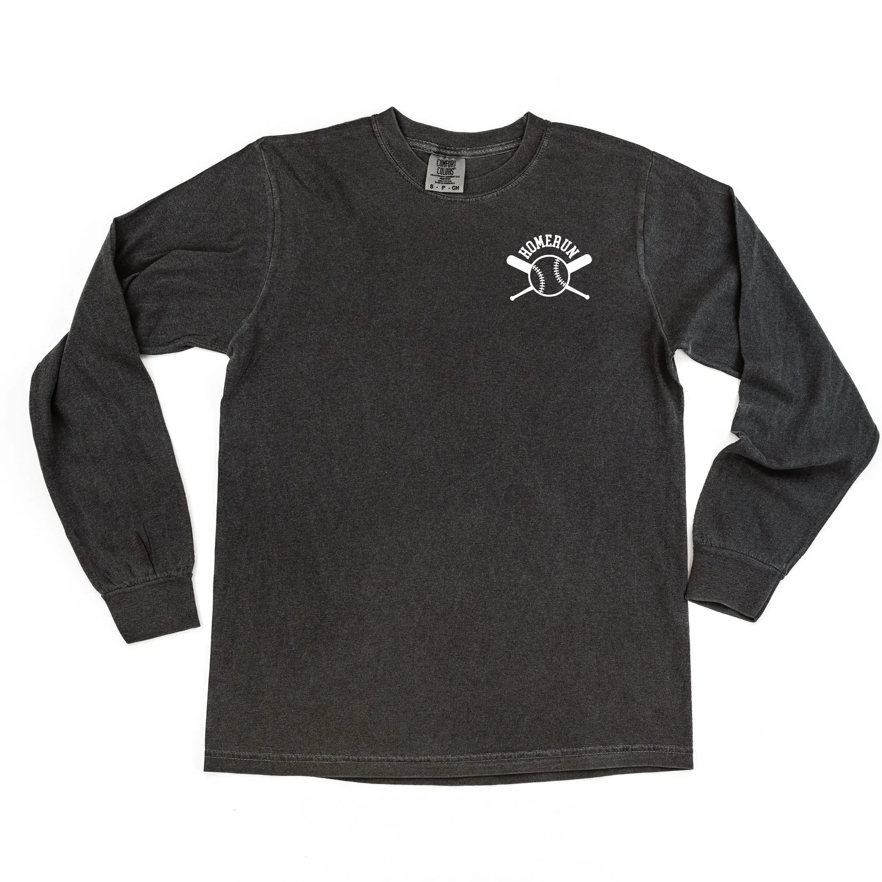 Homerun - Pocket Design - LONG SLEEVE COMFORT COLORS TEE