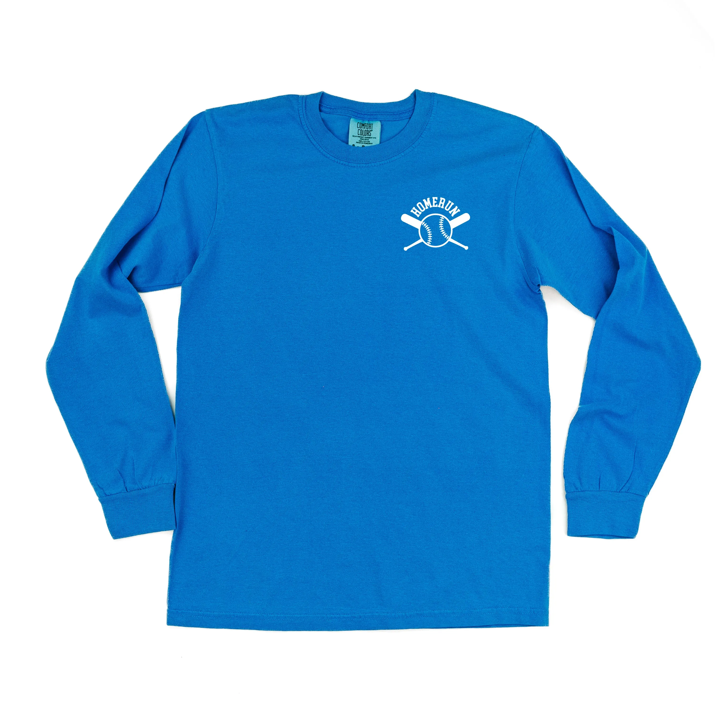 Homerun - Pocket Design - LONG SLEEVE COMFORT COLORS TEE