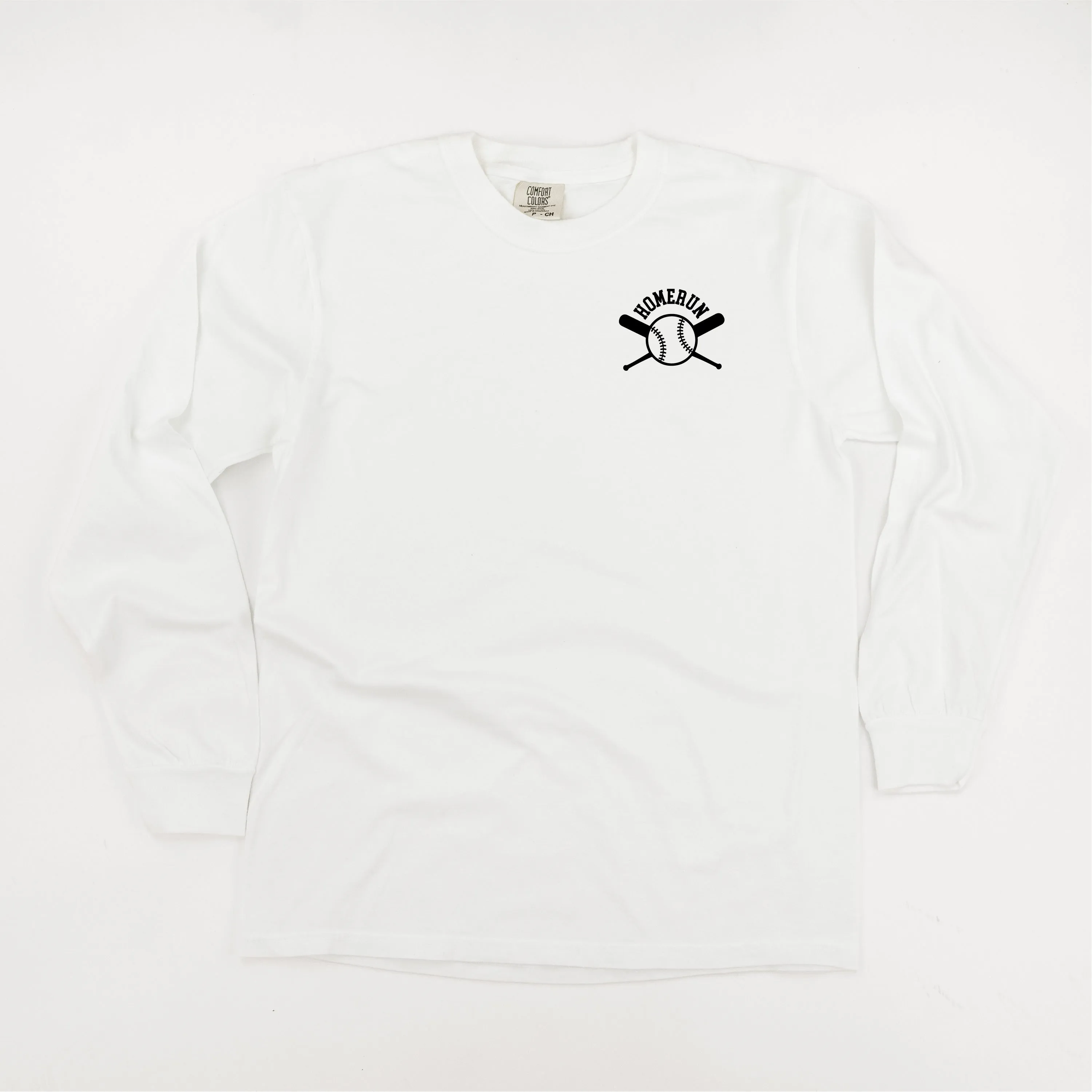 Homerun - Pocket Design - LONG SLEEVE COMFORT COLORS TEE
