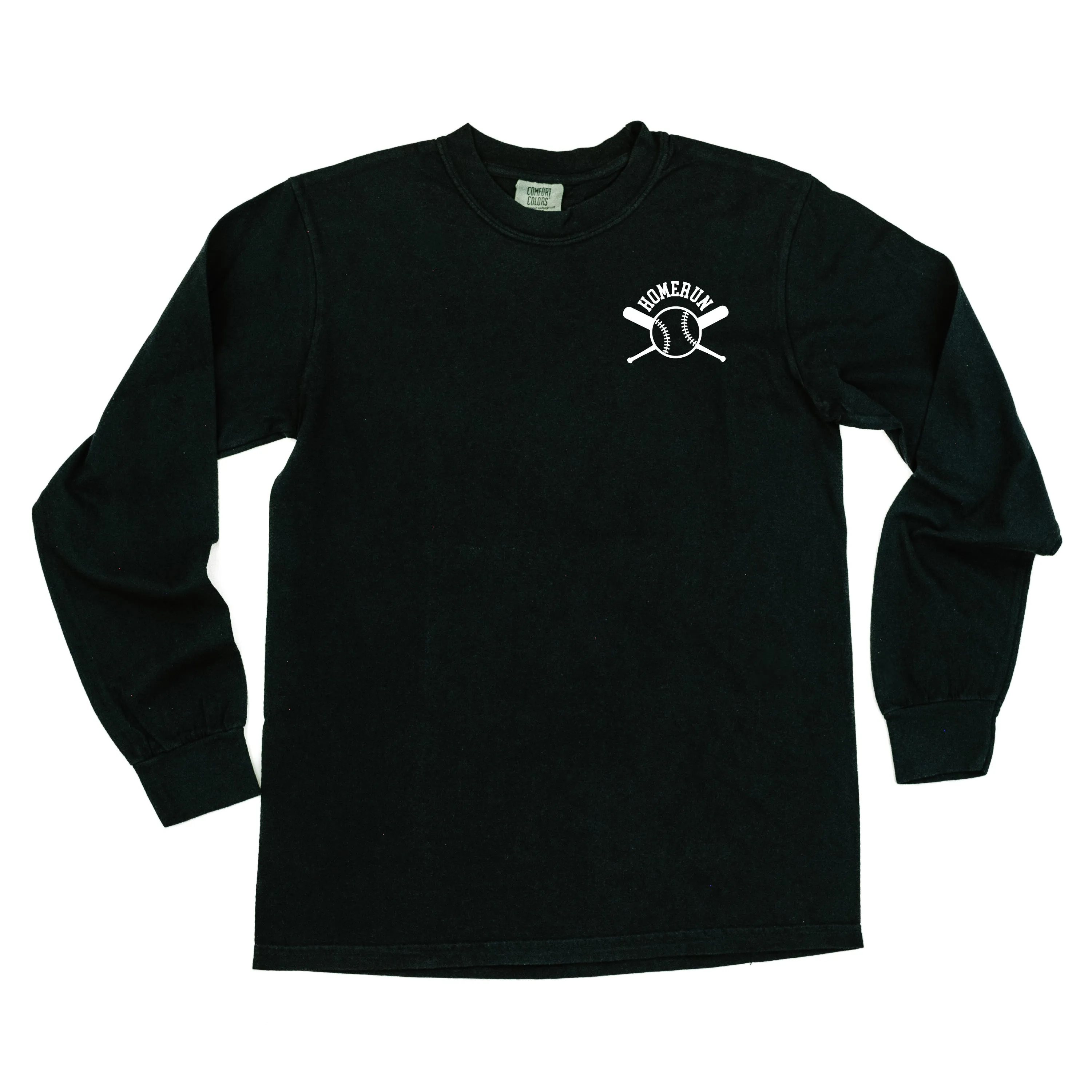 Homerun - Pocket Design - LONG SLEEVE COMFORT COLORS TEE