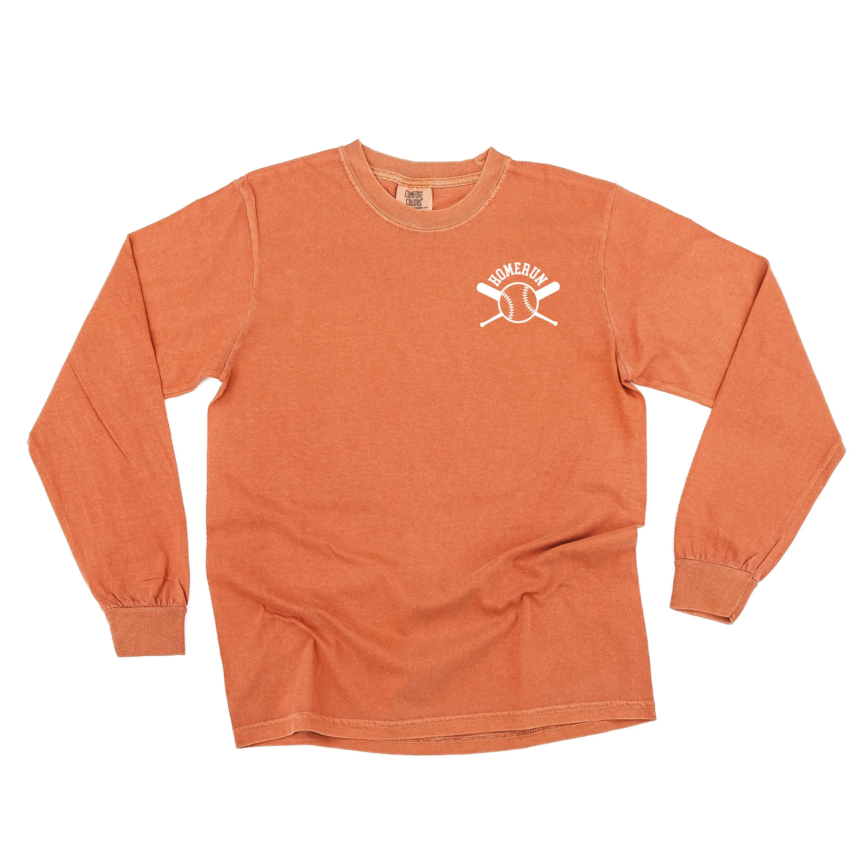 Homerun - Pocket Design - LONG SLEEVE COMFORT COLORS TEE