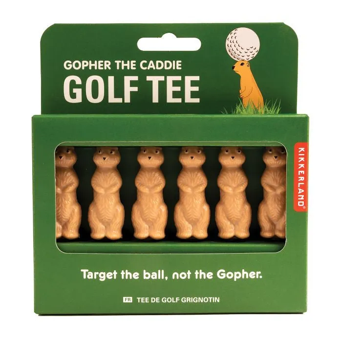Kikkerland Gopher the Caddy Golf Tee