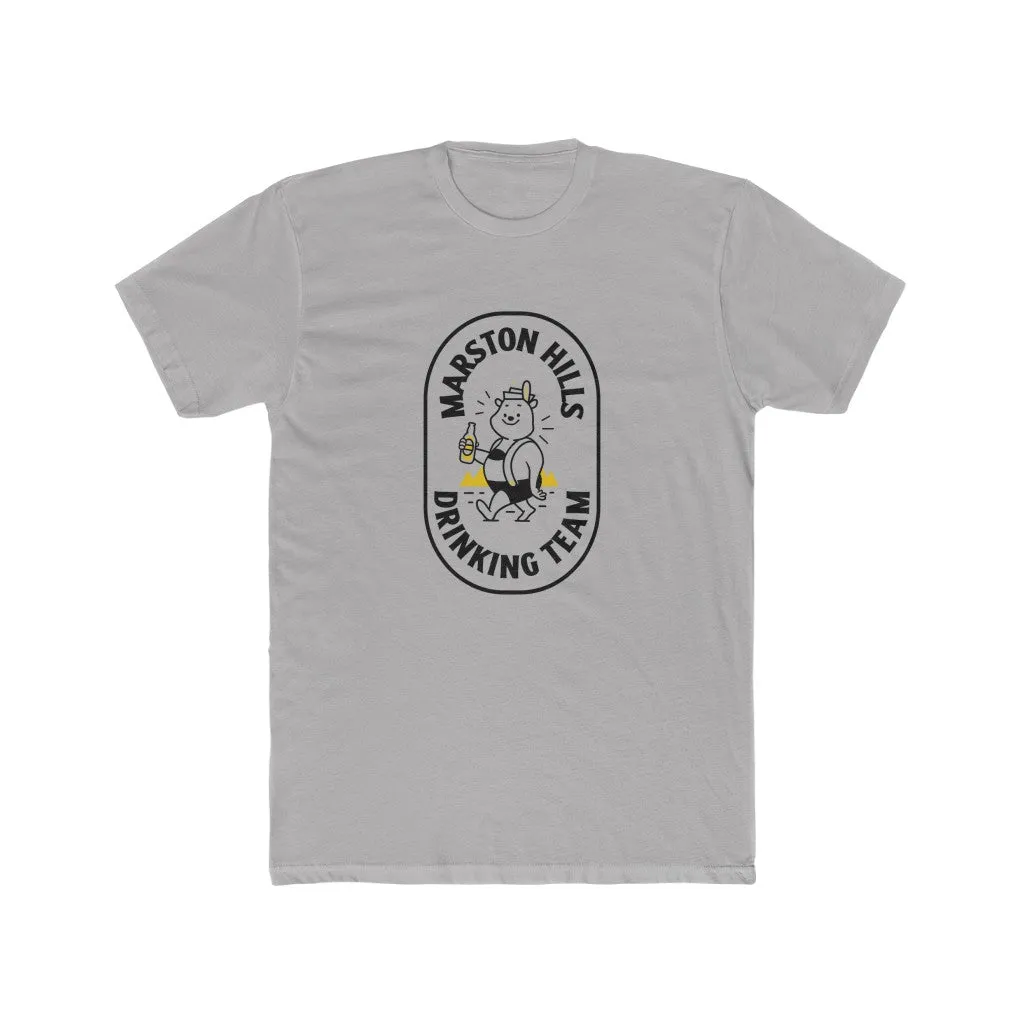 Marston Hills Drinking Team Unisex Cotton Crew Tee