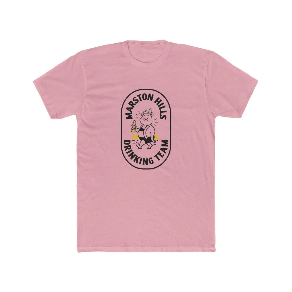 Marston Hills Drinking Team Unisex Cotton Crew Tee