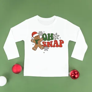 Oh Snap - Gingerbread Man - Child LONG SLEEVE Tee