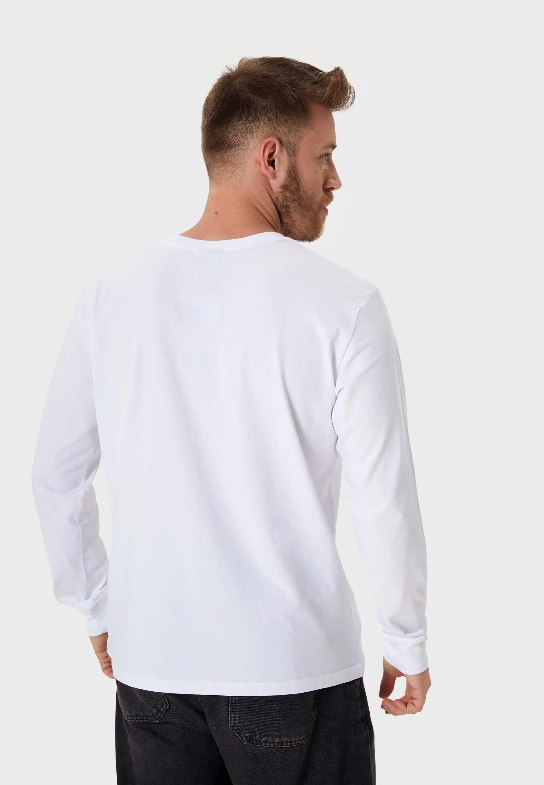 Oldskull Basic Longsleeve T-Shirt White