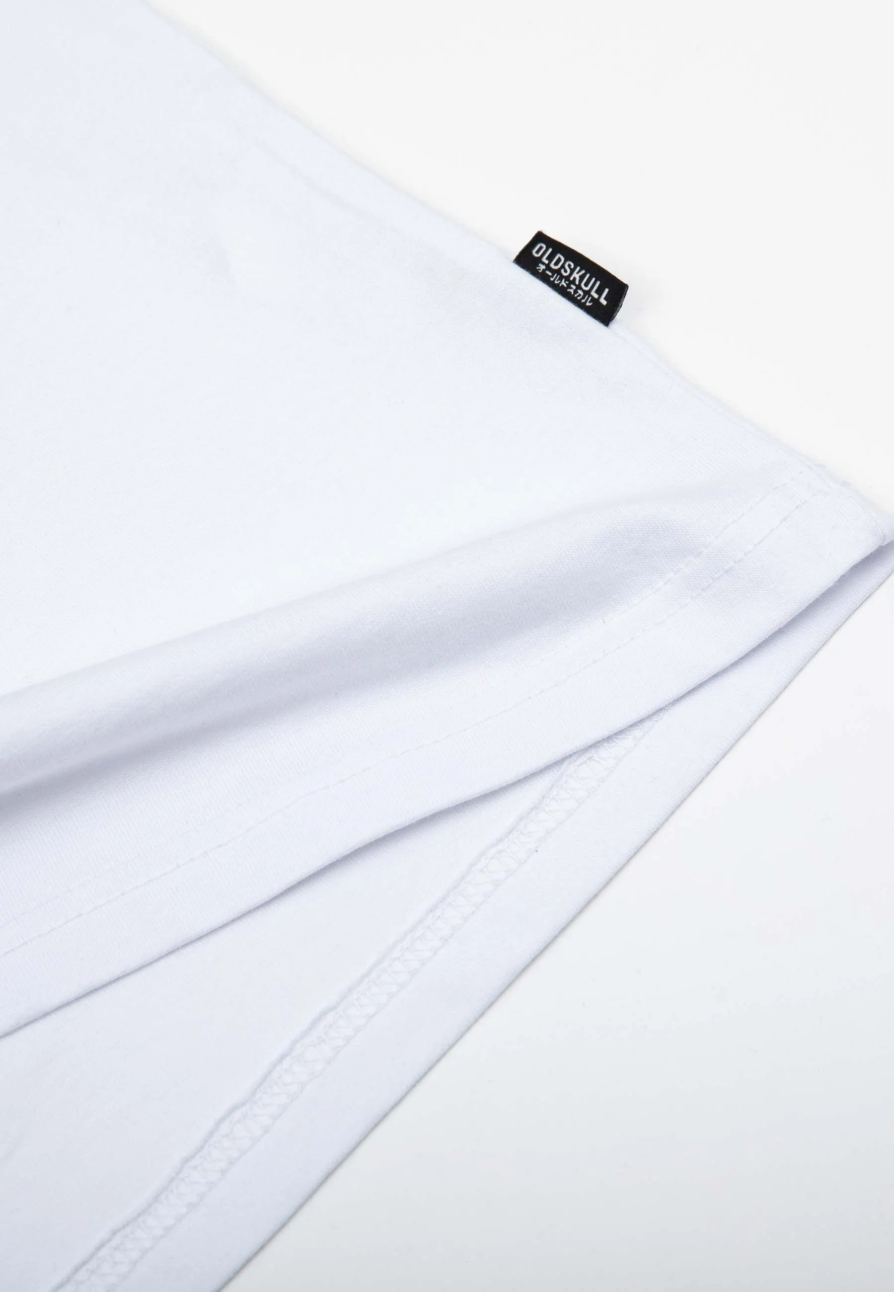 Oldskull Basic Longsleeve T-Shirt White