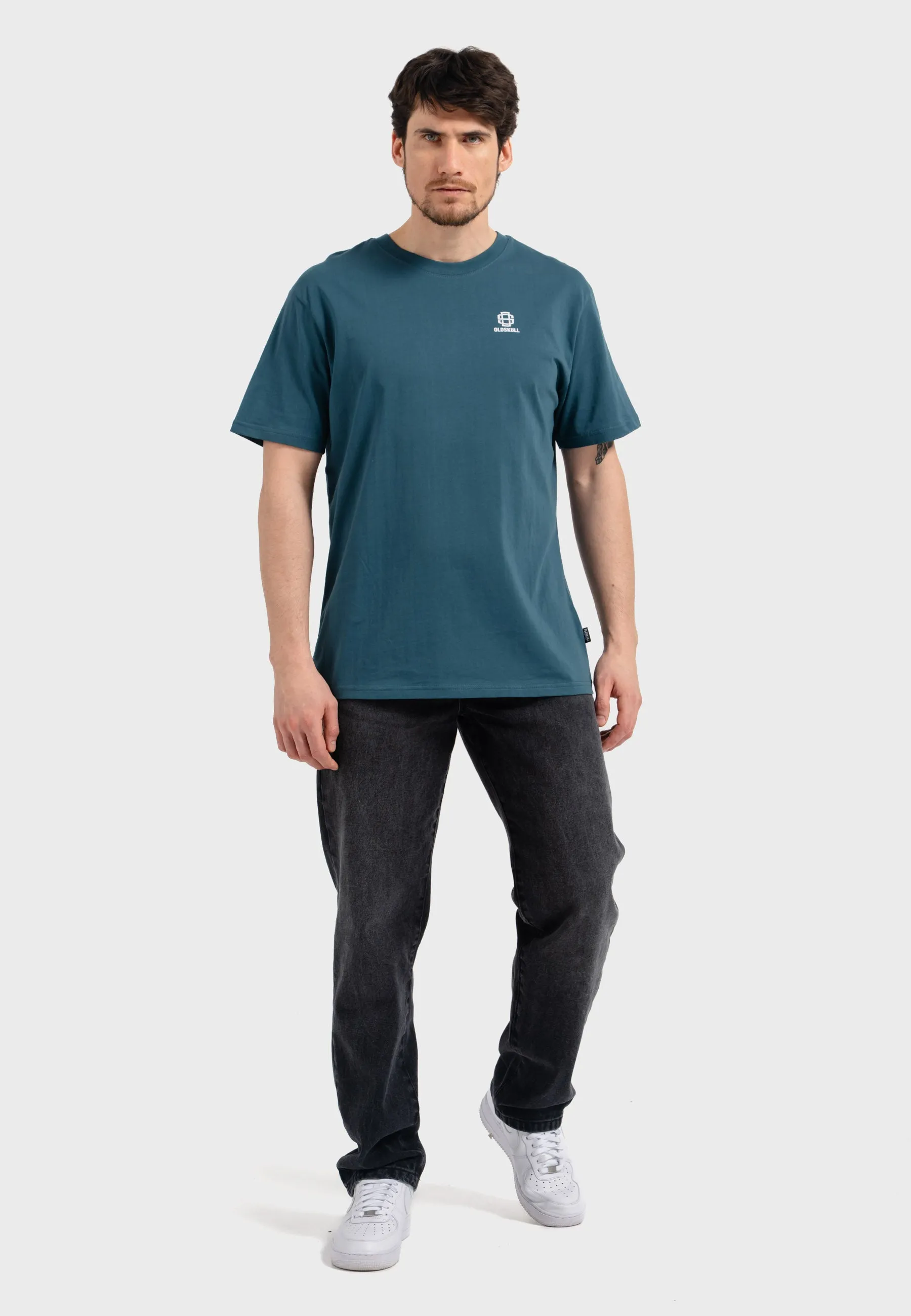 Oldskull Iconic Logo T-Shirt Dark Green