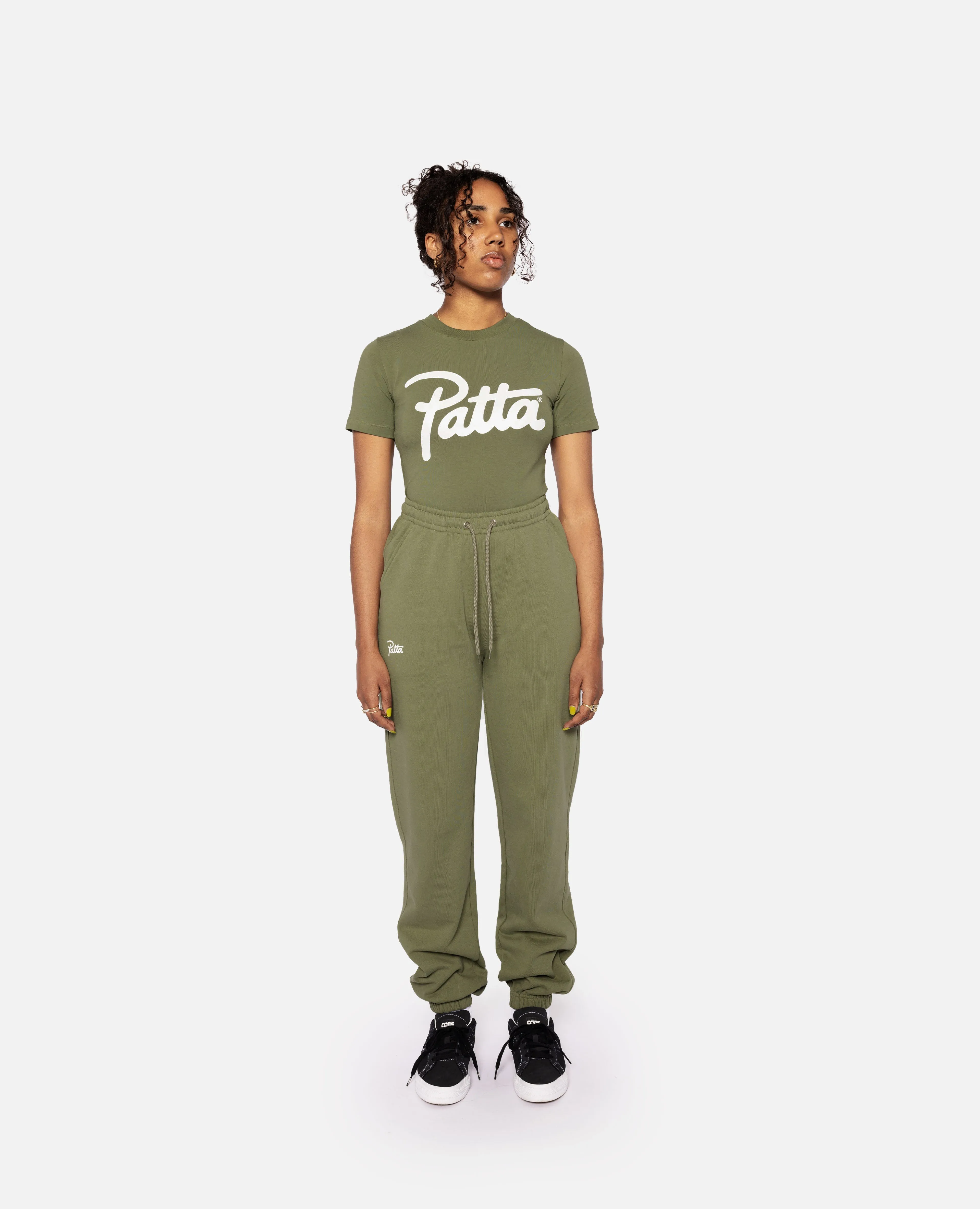 Patta Femme Basic Fitted T-Shirt (Olivine)