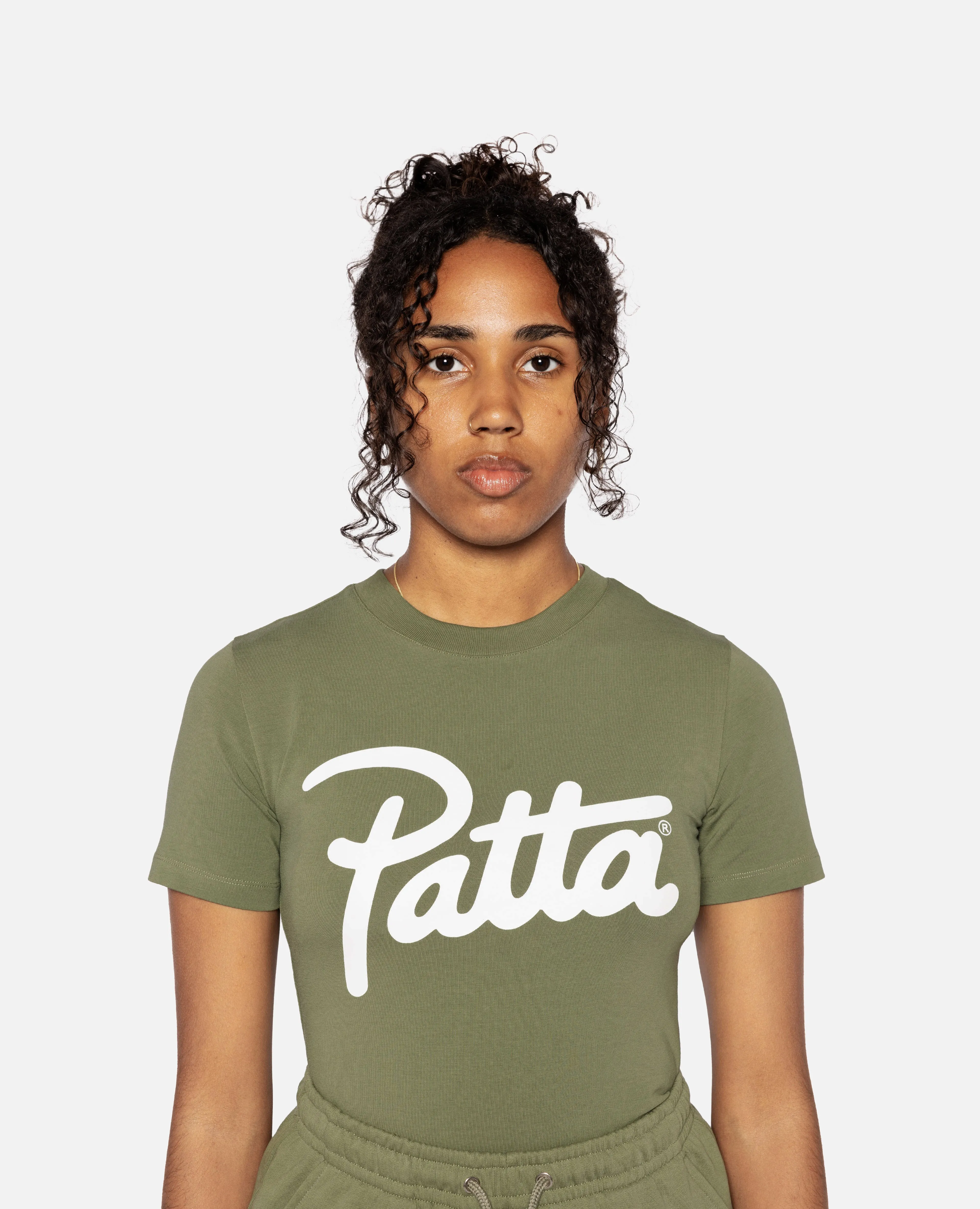 Patta Femme Basic Fitted T-Shirt (Olivine)