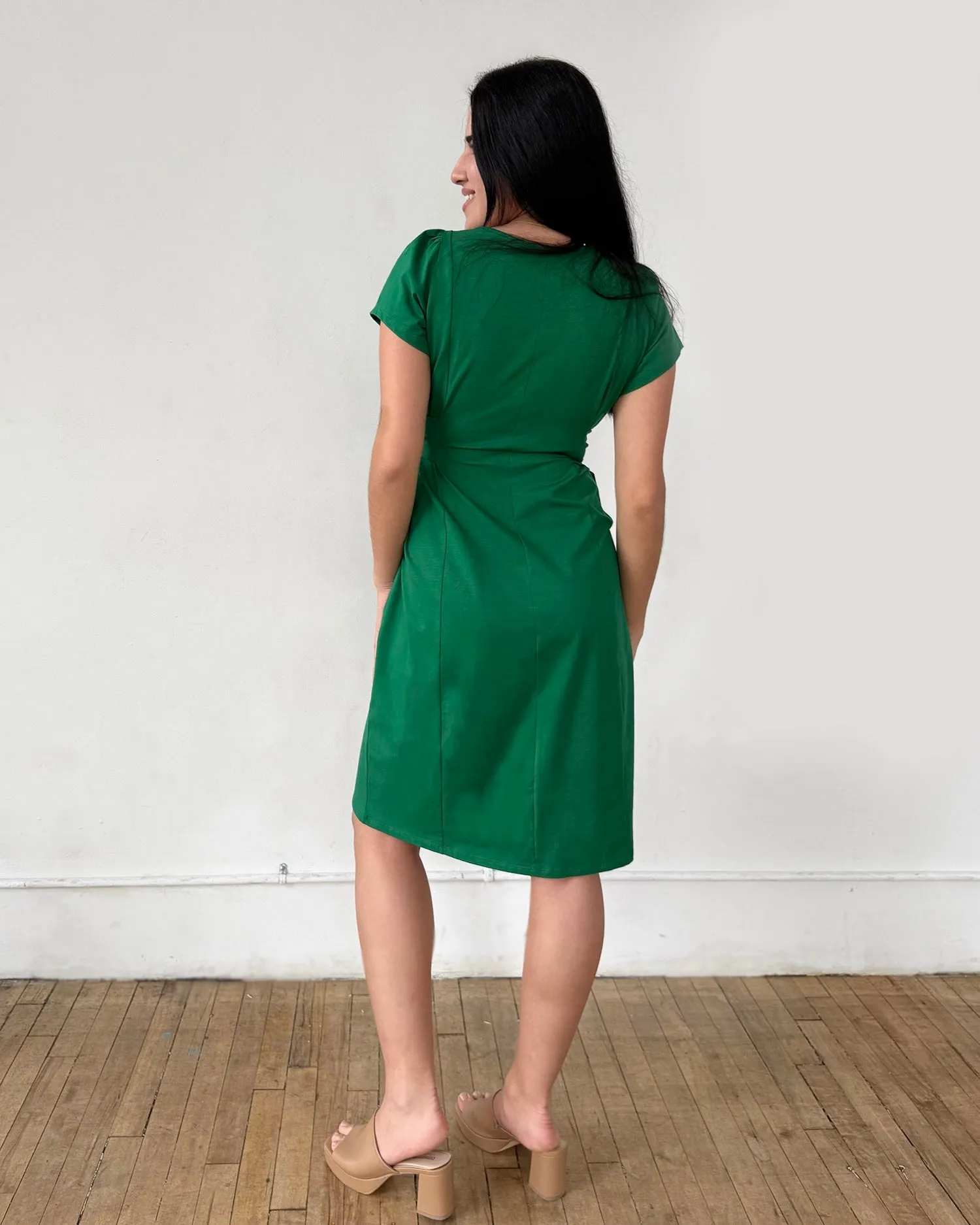 QUINTA dress in Rich Emerald