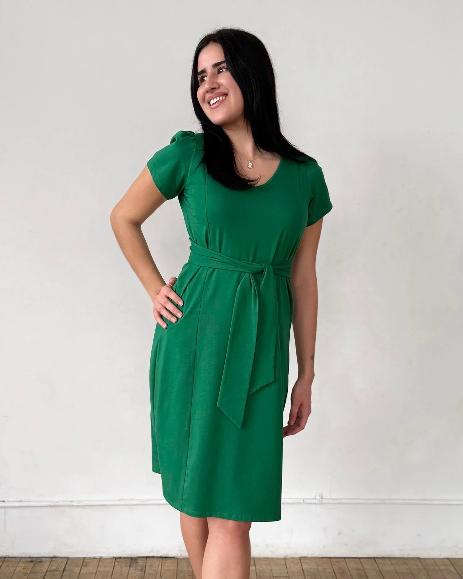 QUINTA dress in Rich Emerald