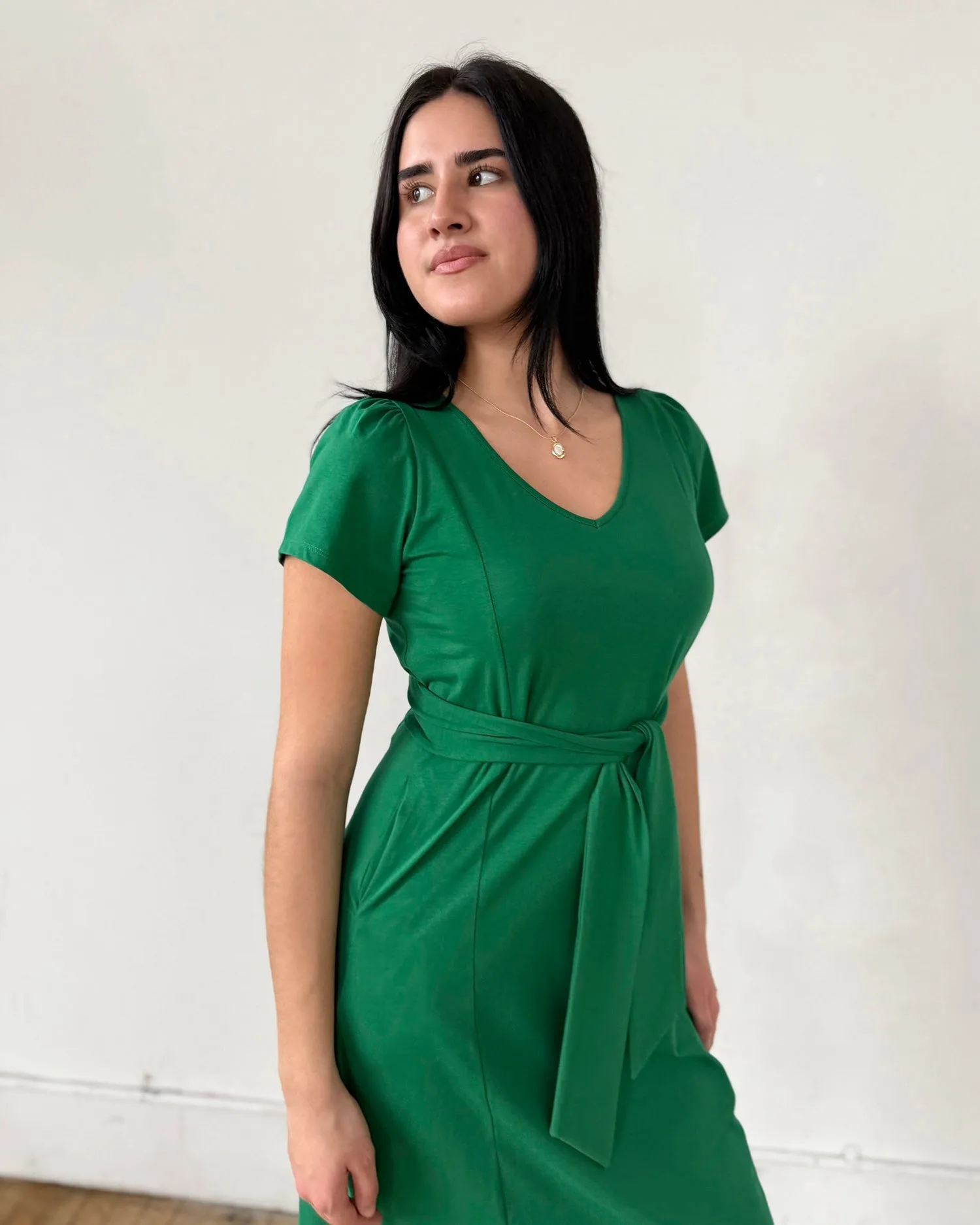 QUINTA dress in Rich Emerald