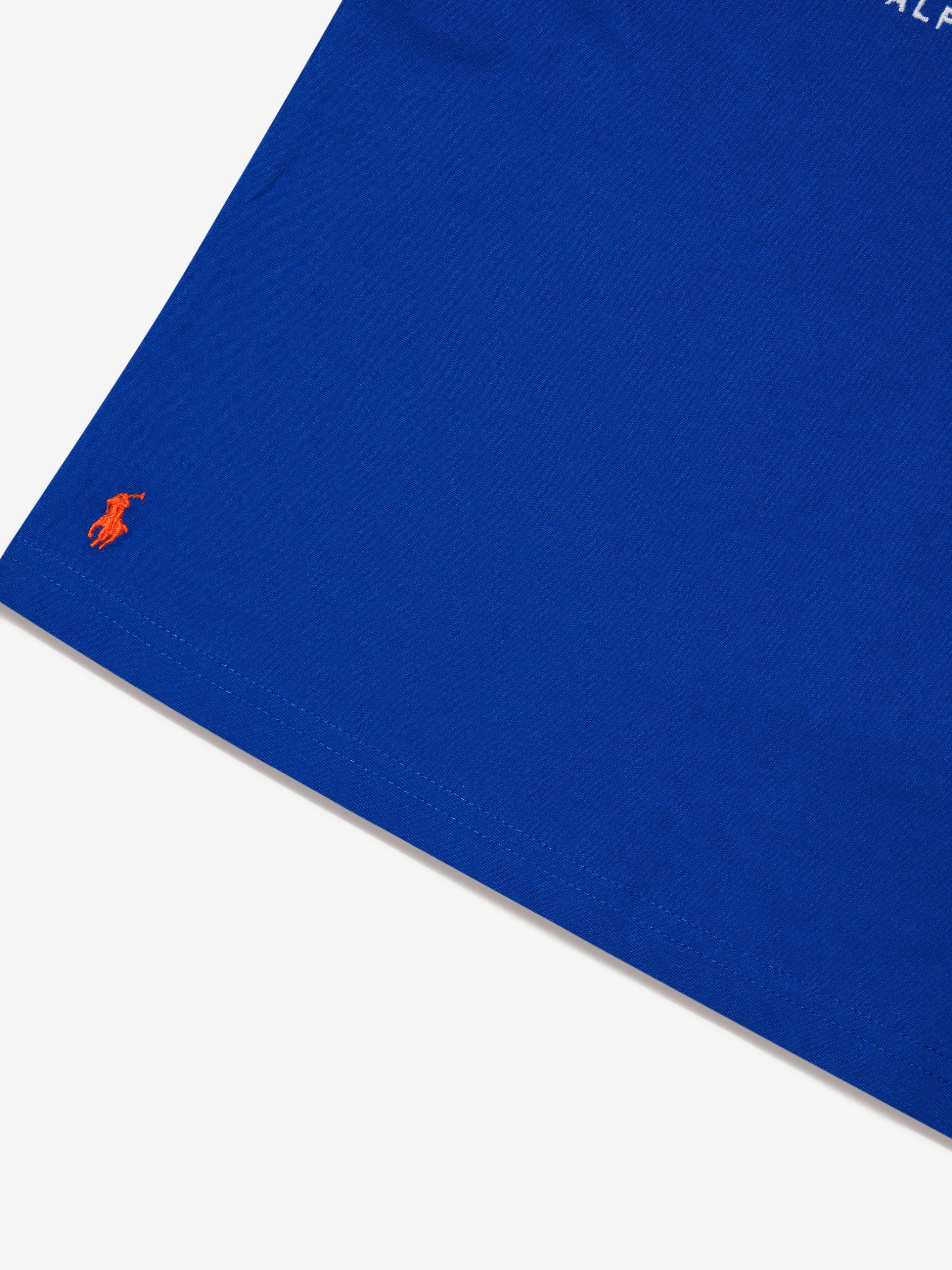 Ralph Lauren Boys Polo Logo T-Shirt in Blue