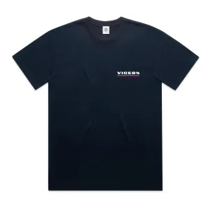 Vice 84 'Acadmie des Sports Logo' Tee - Navy