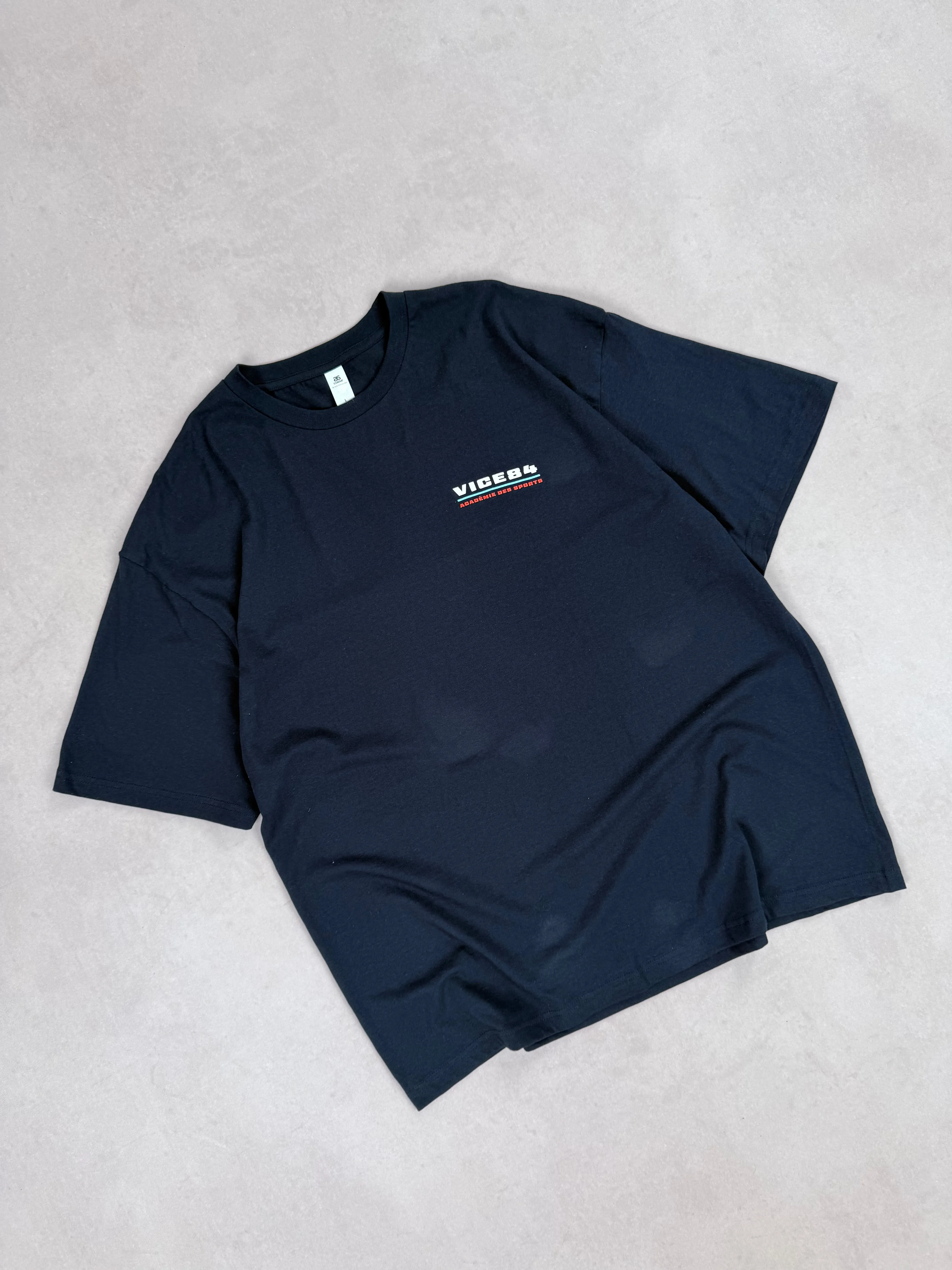 Vice 84 'Acadmie des Sports Logo' Tee - Navy