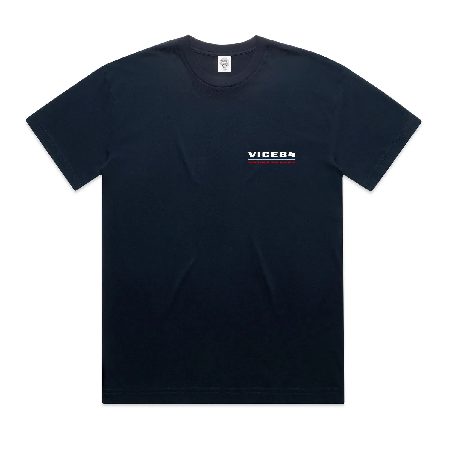 Vice 84 'Acadmie des Sports Logo' Tee - Navy