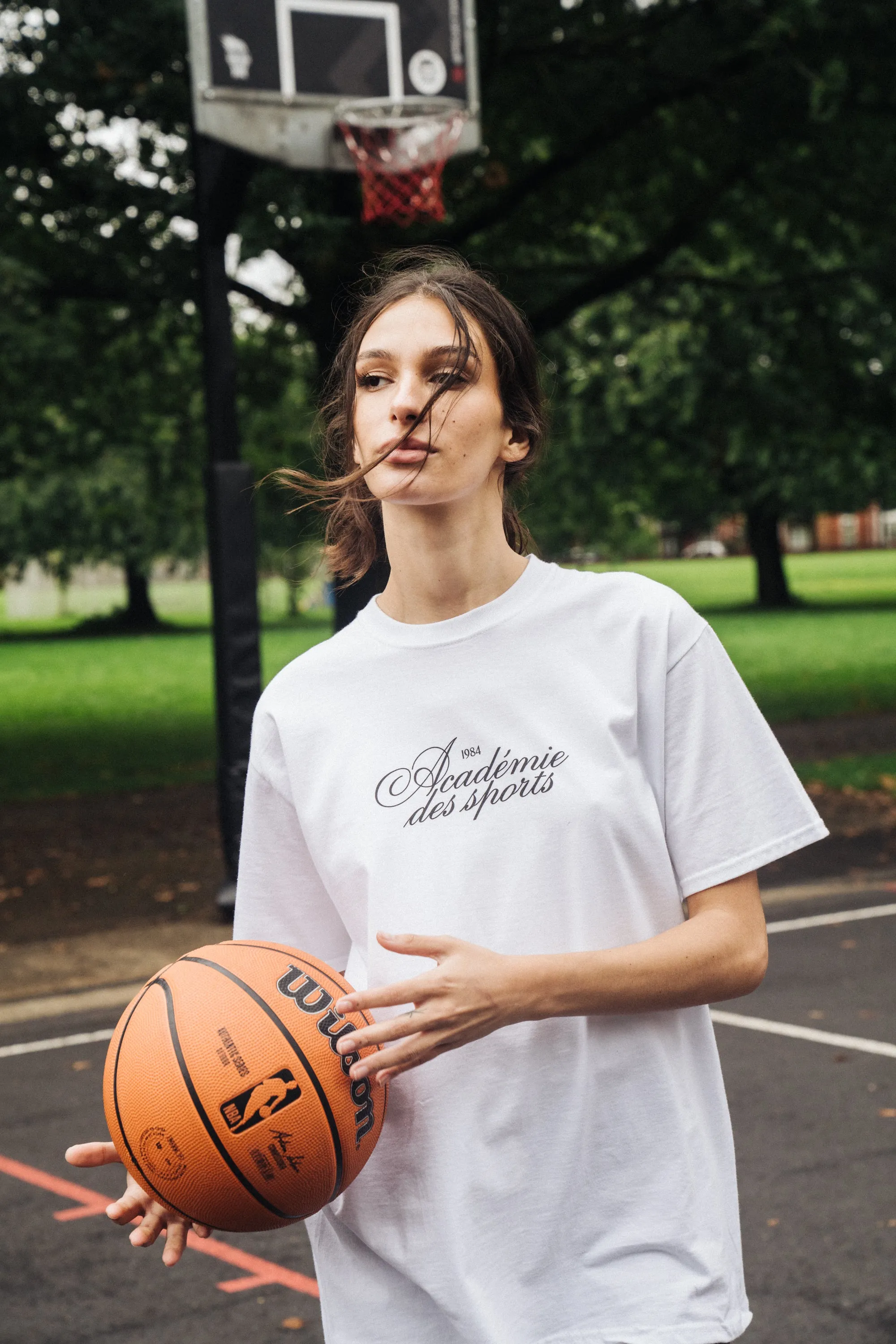 Vice 84 'Acadmie Des Sports Script' Tee - White