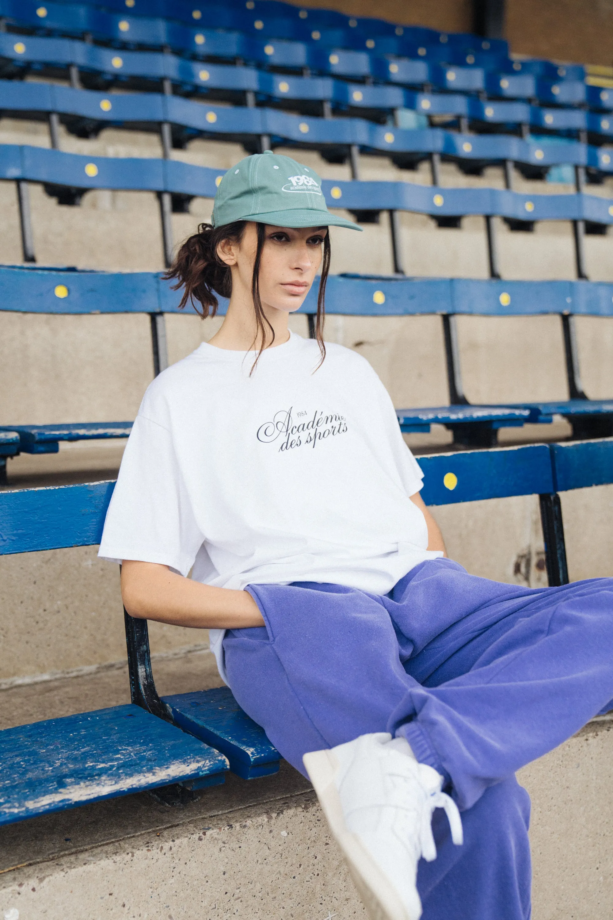 Vice 84 'Acadmie Des Sports Script' Tee - White