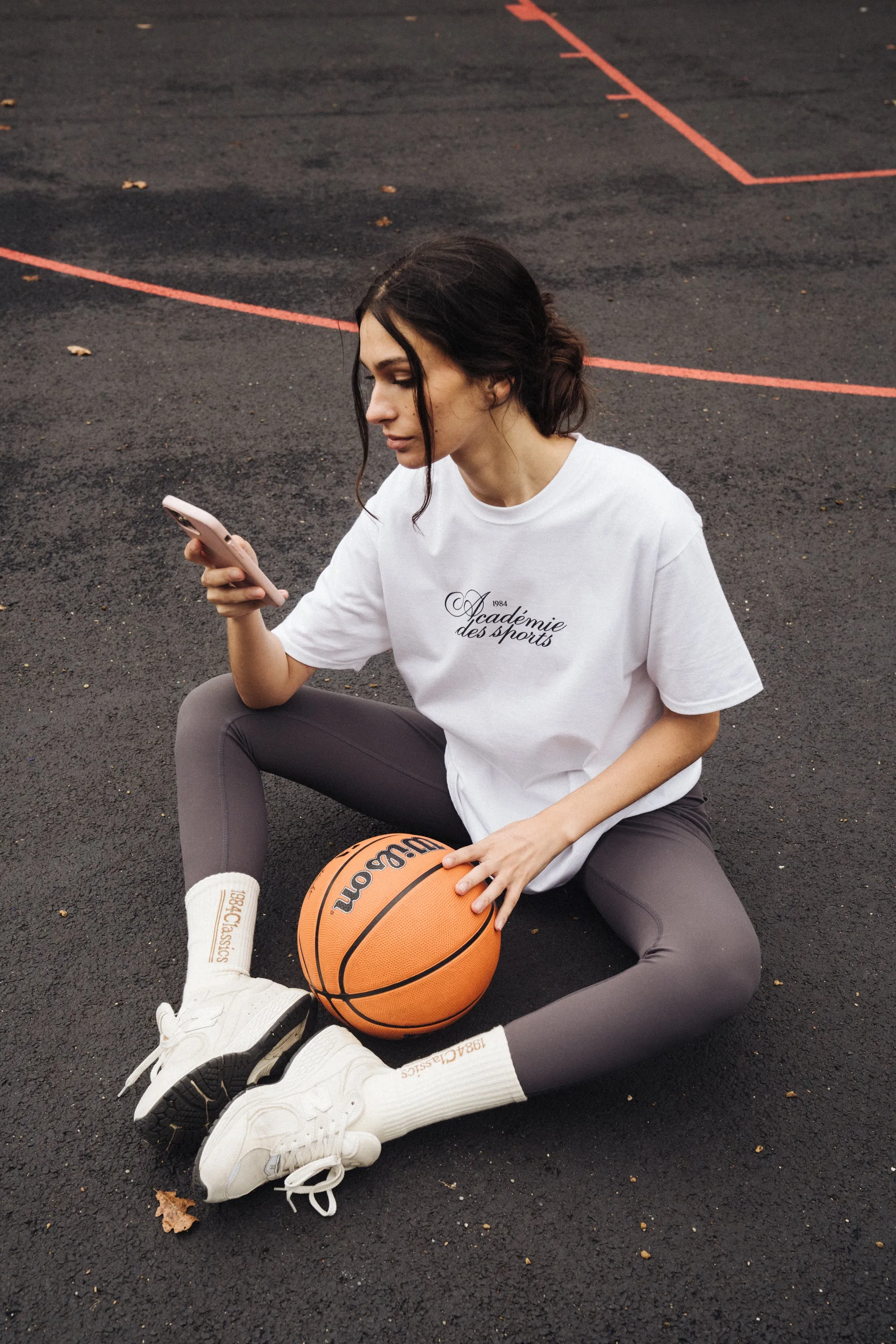 Vice 84 'Acadmie Des Sports Script' Tee - White