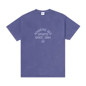 Vice 84 'Acadmie Des Sports' Vintage Washed Tee - Violet