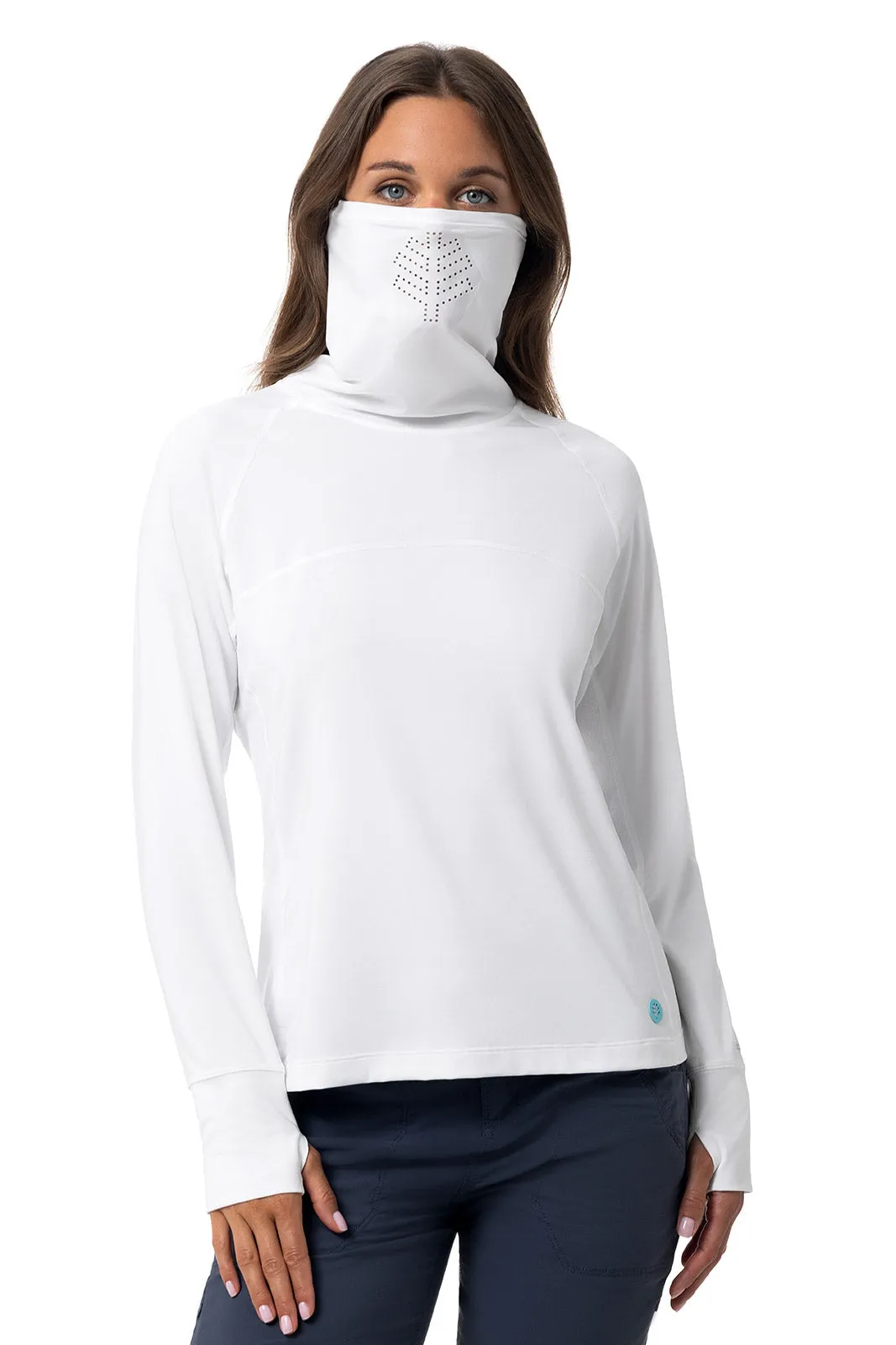 Women's Vented Paros Fishing Tee | White