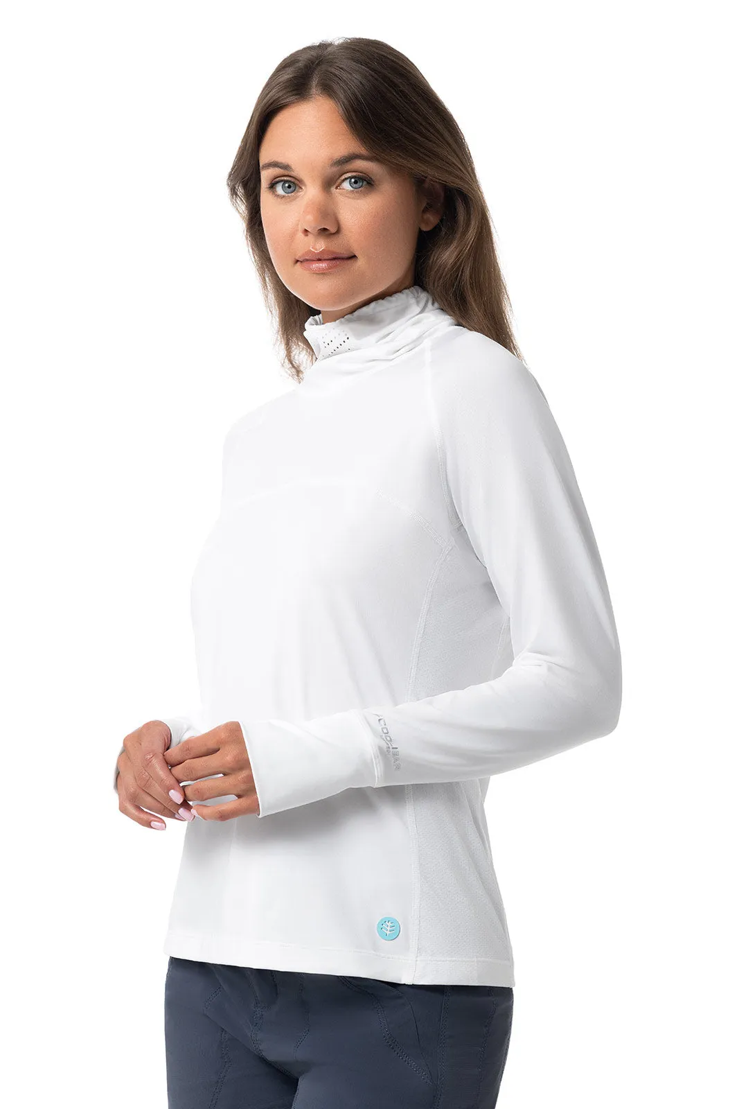 Women's Vented Paros Fishing Tee | White