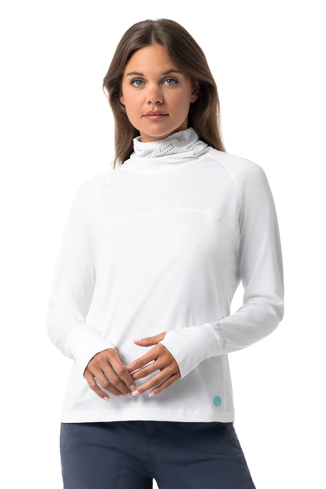 Women's Vented Paros Fishing Tee | White
